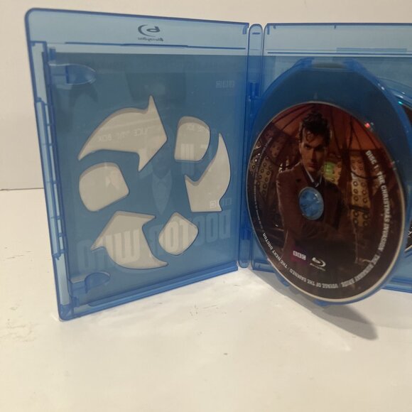 Doctor Who The Christmas Specials 3 Disc Blu-ray Set BBC Sci Fi Tested See Pics! - Picture 3 of 4